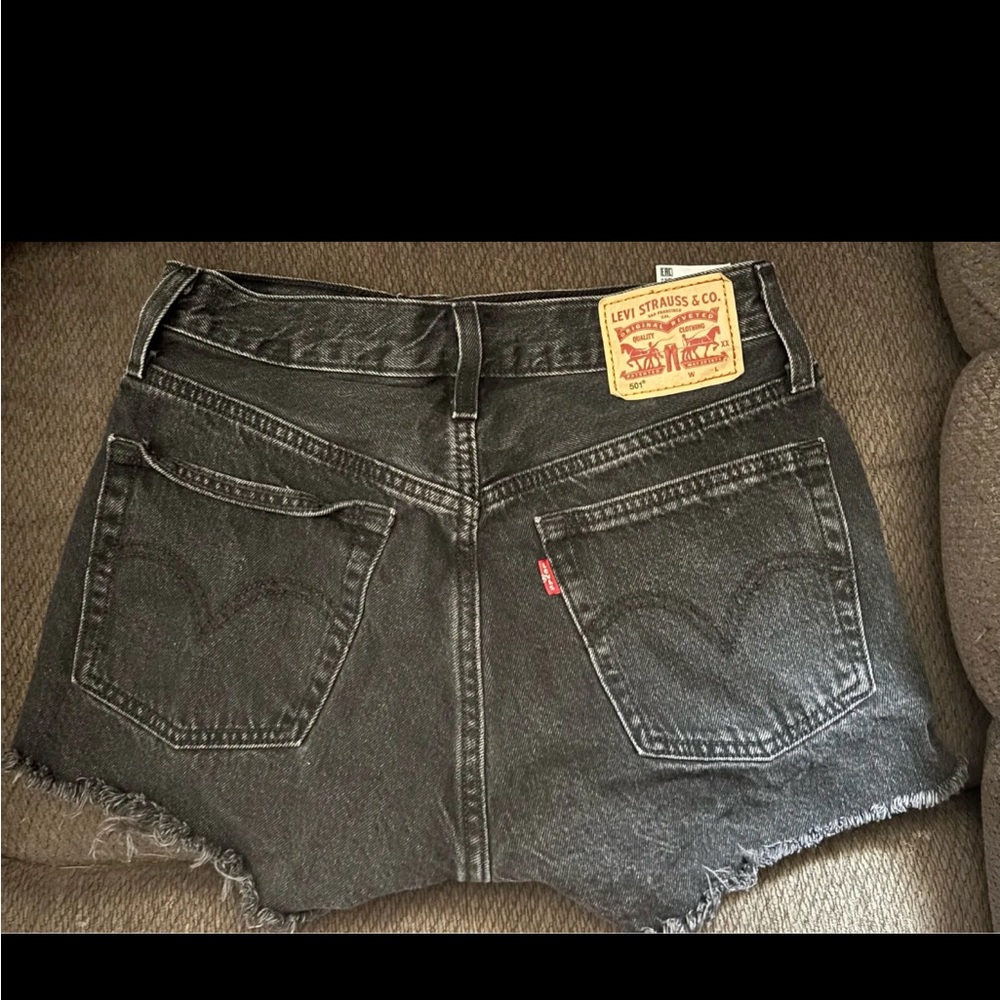 Levi's Charcoal Denim Women's Shorts